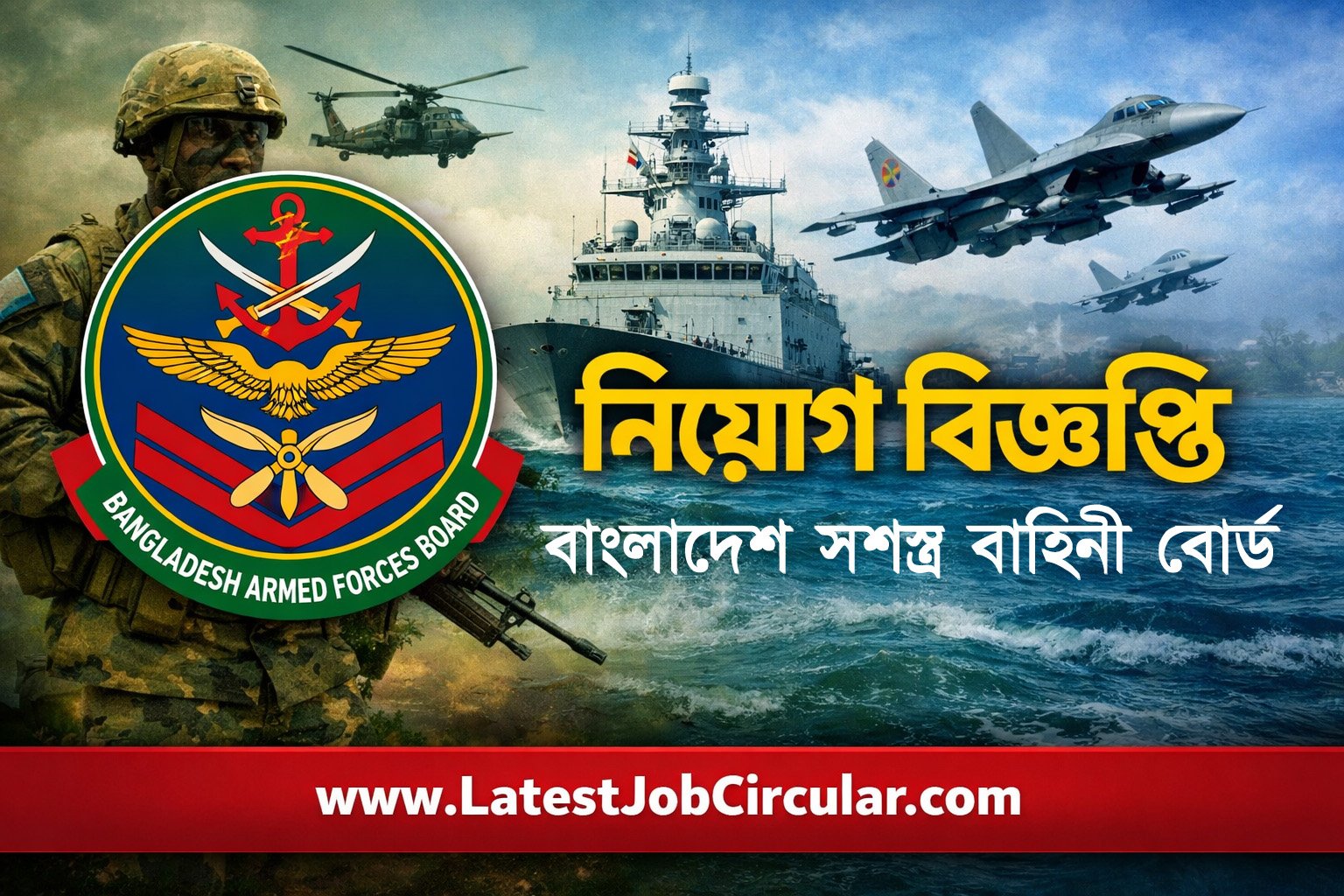 Bangladesh Armed Forces Job Circular 2026 | বাংলাদেশ সশস্ত্র বাহিনী বোর্ড নিয়োগ বিজ্ঞপ্তি।